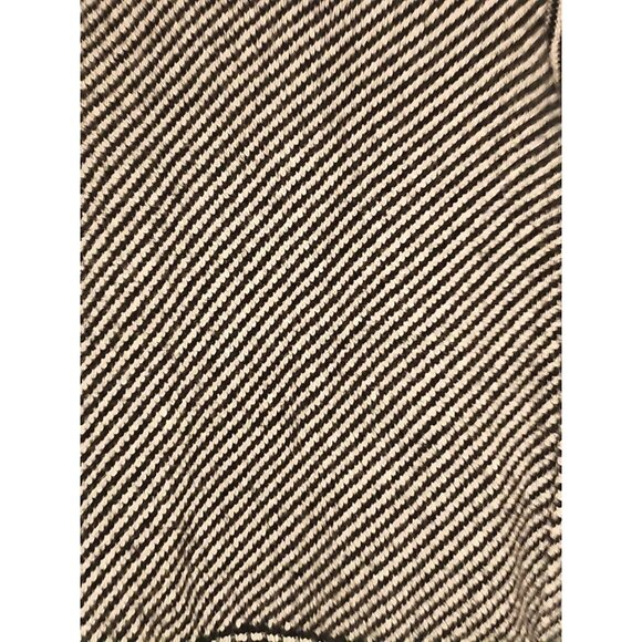 The Cashmere Project Cardigan Sweater Bolero Jacket Women XS Black White Striped - Picture 4 of 8